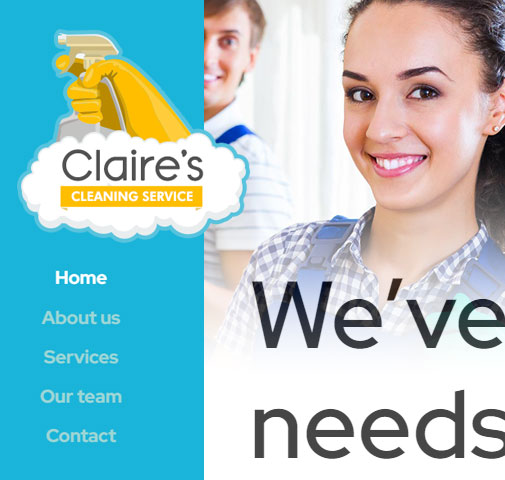 Web Design 17 featured cleaning service web design - Professional Website Design Company