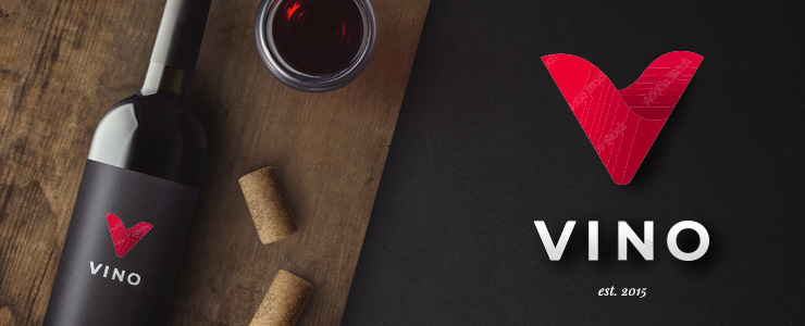 Branding & Logo Design 8 vino branding rocket web designer - Professional Website Design Company