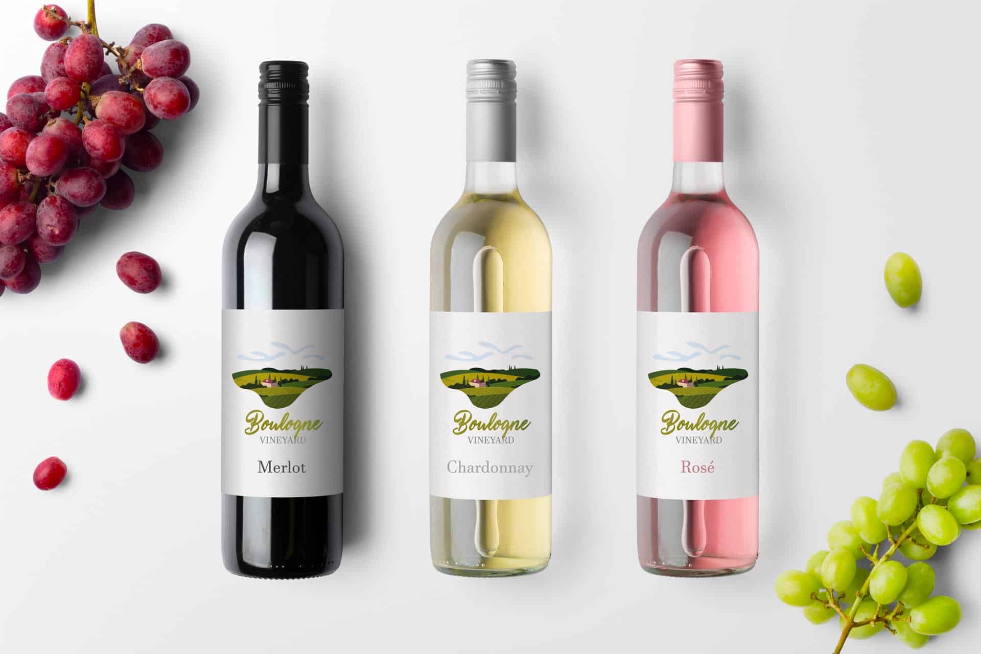 Branding & Logo Design 10 boulogne wine company branding - Professional Website Design Company