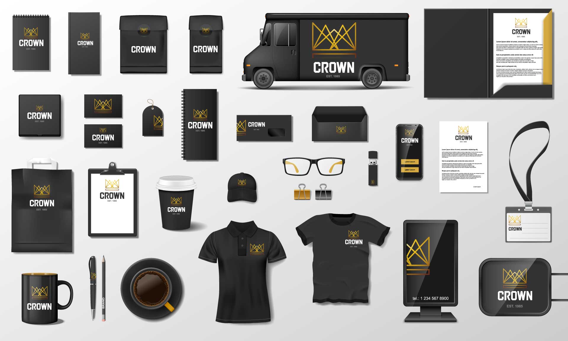 Branding & Logo Design 15 crown company logo branding - Professional Website Design Company