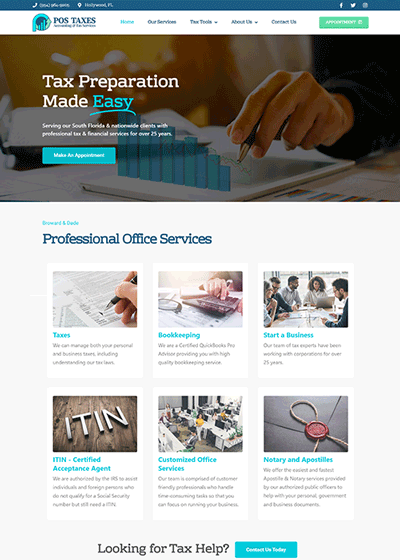 Web Design 6 Tax Office Web Design
