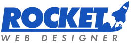 Rocket Web Designer Logo - Professional Web Design & Marketing Services