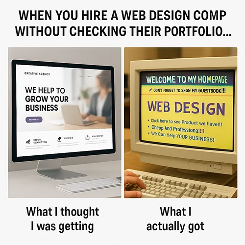 Mistakes To Avoid When Looking For A Web Design Company - comparison