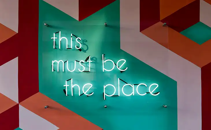 personable Customer Service-this must be the place sign