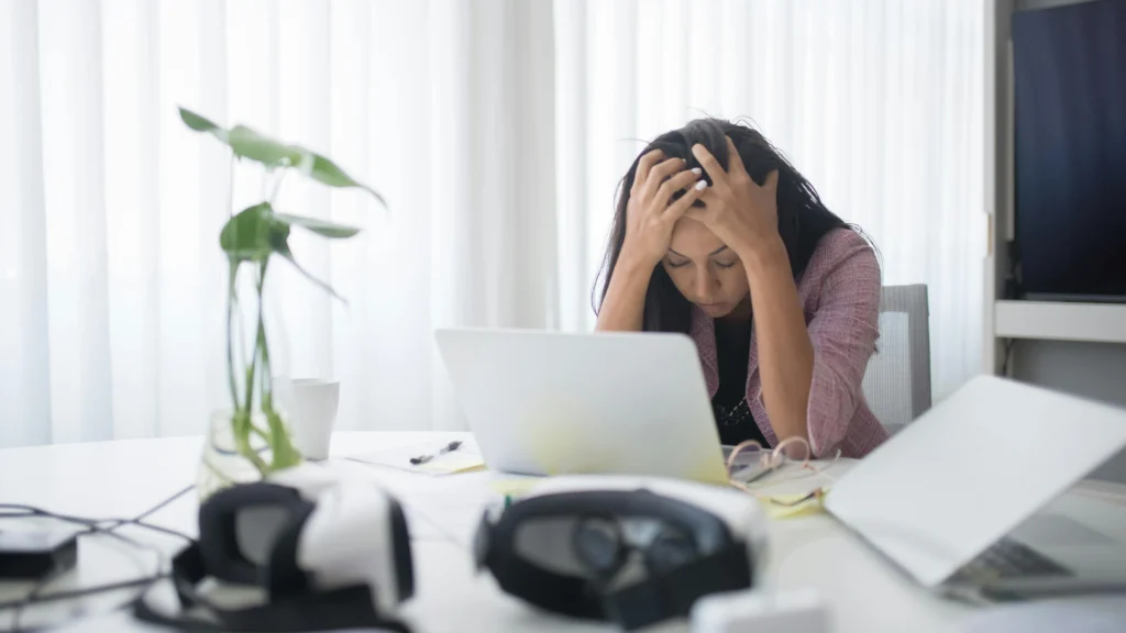 DIY SEO vs Hire a Pro exhausted business owner - Professional Website Design Company