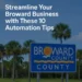 Streamline Your Broward Business with These 10 Automation Tips - Broward County Sign