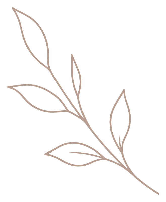 Women's Health of Greenwich botanical mark in gold
