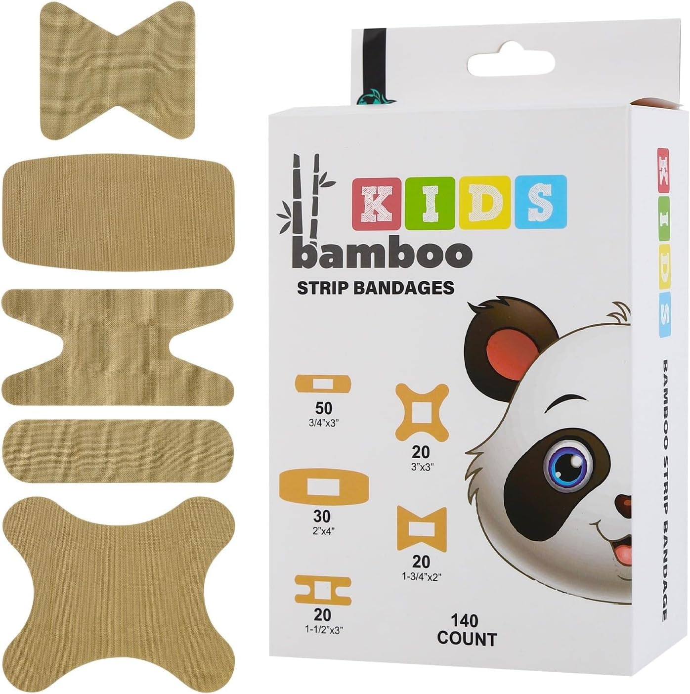 Eco Frenzy kids bamboo bandages product photography