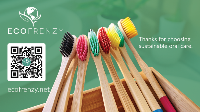 Eco Frenzy business card back by Rocket Web Designer