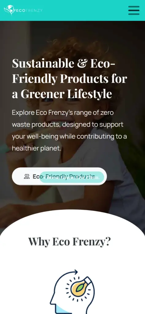 Eco Frenzy mobile website