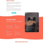 howling om pet reiki website by rocket web designer
