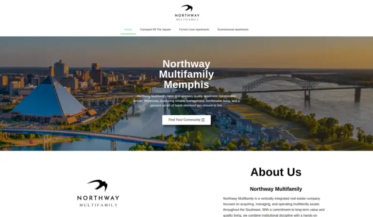 northway-multifamily hero website capture by Rocket Web Designer