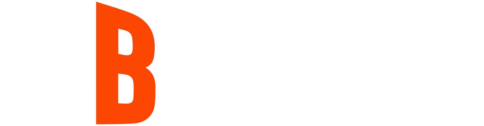 Broward Master Garage Door Co white logo for dark backgrounds