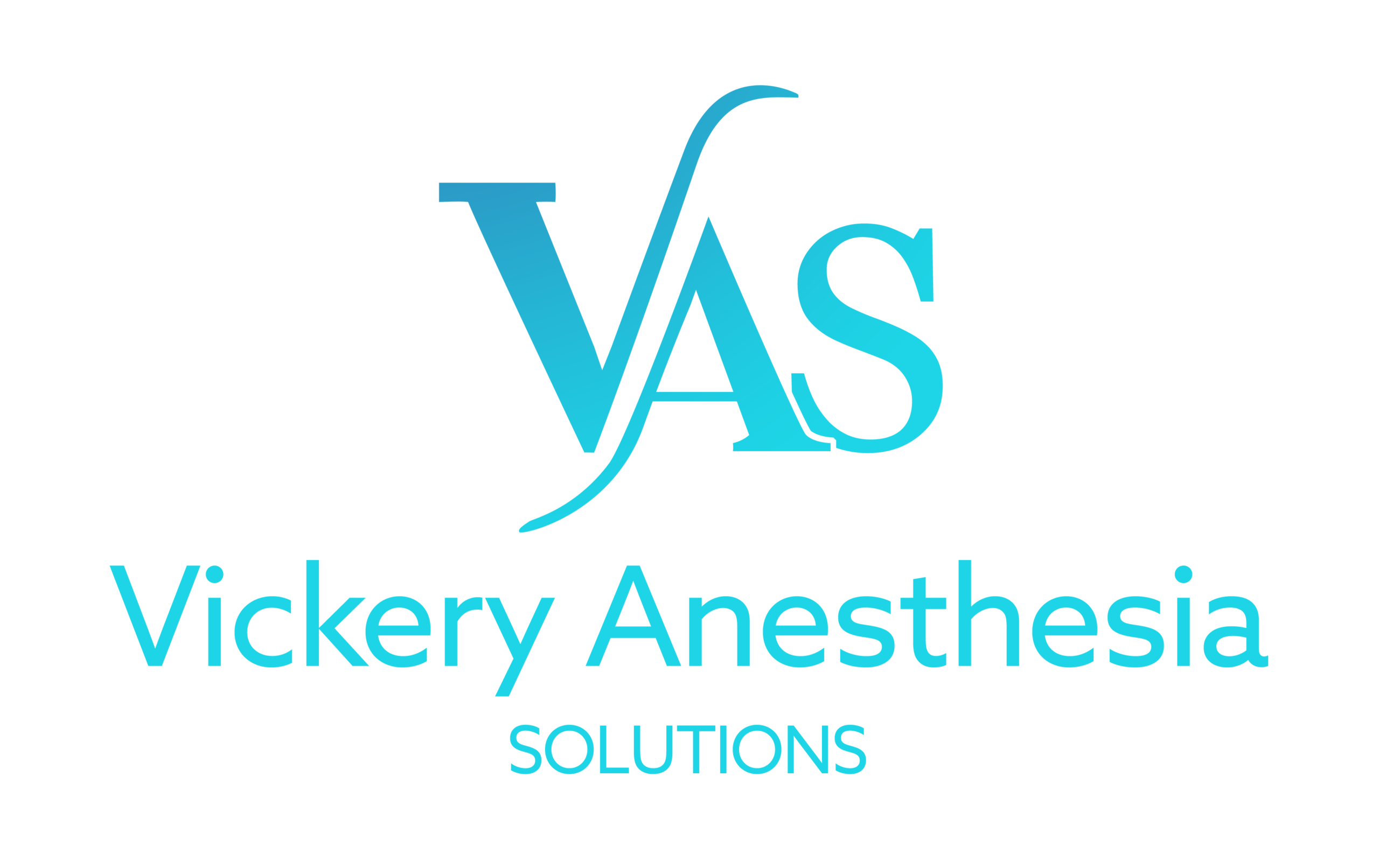 Vickery Anesthesia alternate lockup by Rocket Web Designer
