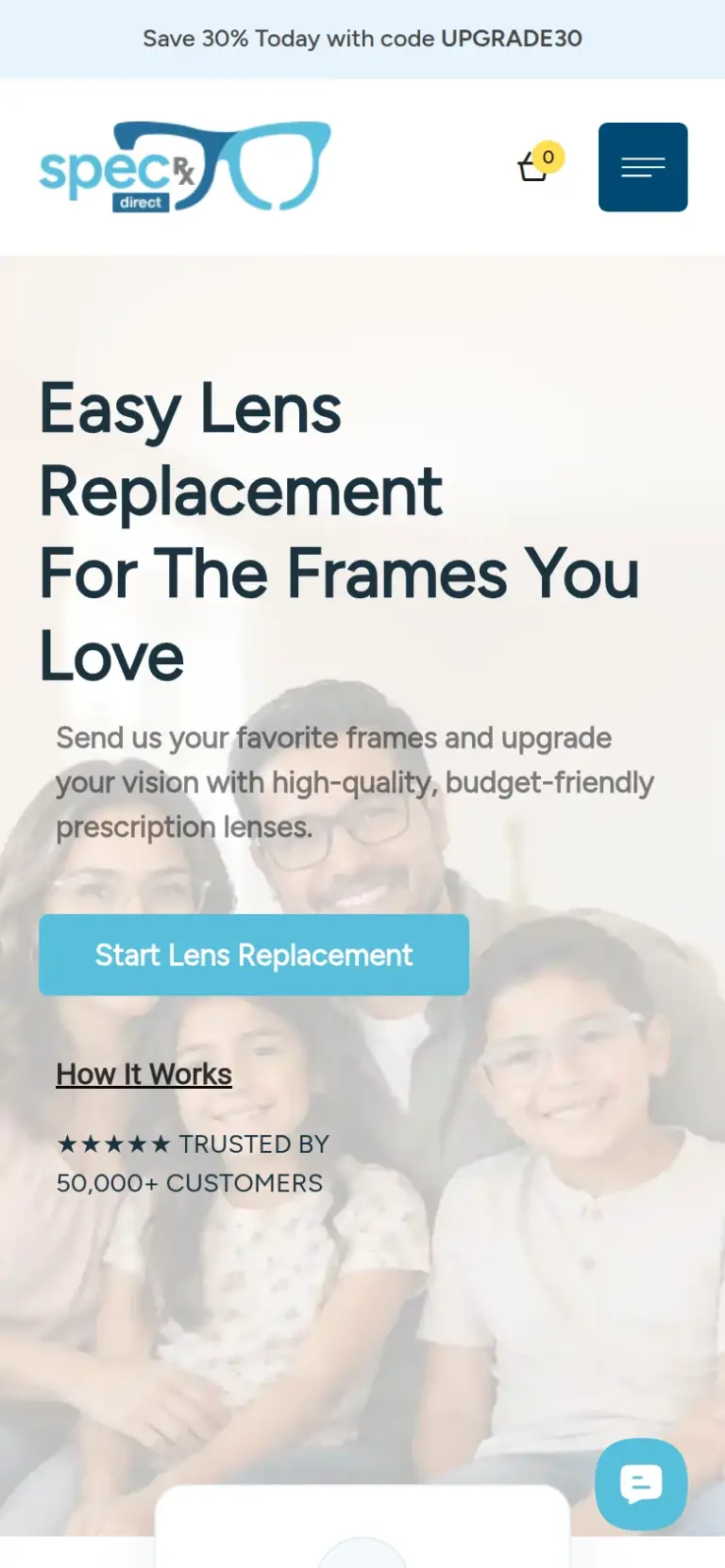 specrx mobile website by Rocket Web Designer